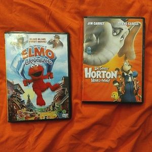 Kid's Bundle of Elmo & Dr. Suess DVD Movies